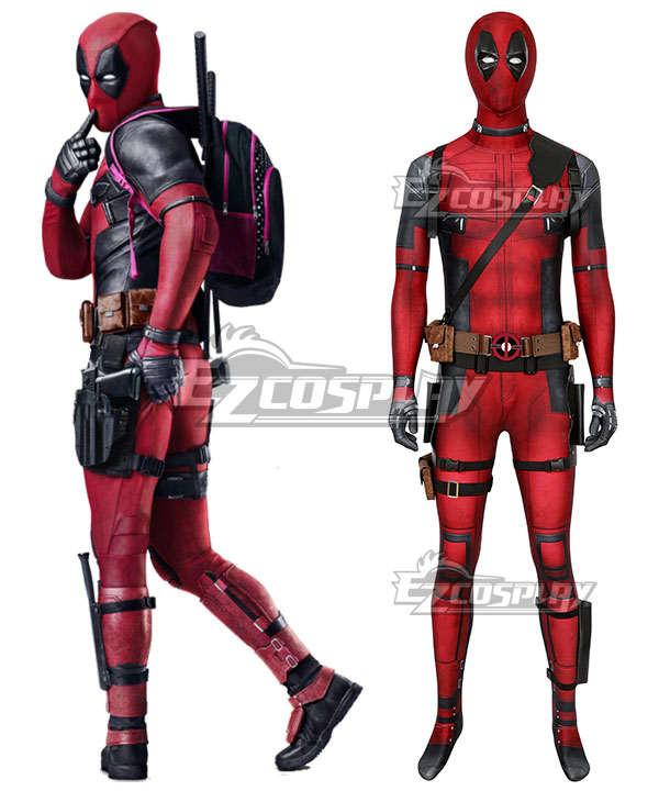 Marvel Deadpool 2 Wade Wilson Zentai Jumpsuit Cosplay Costume