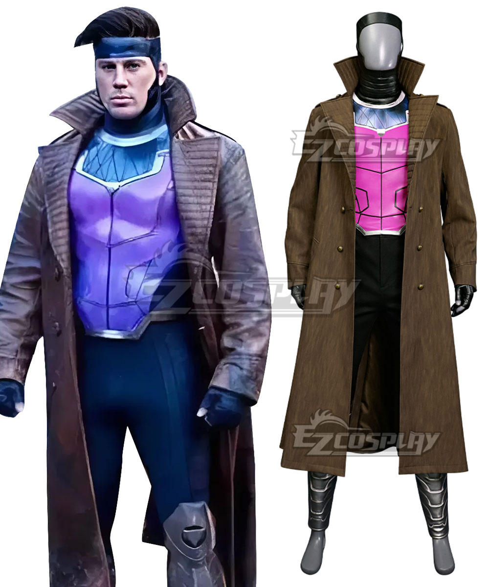 Marvel Deadpool 3 Fantastic Four Gambit Cosplay Costume
