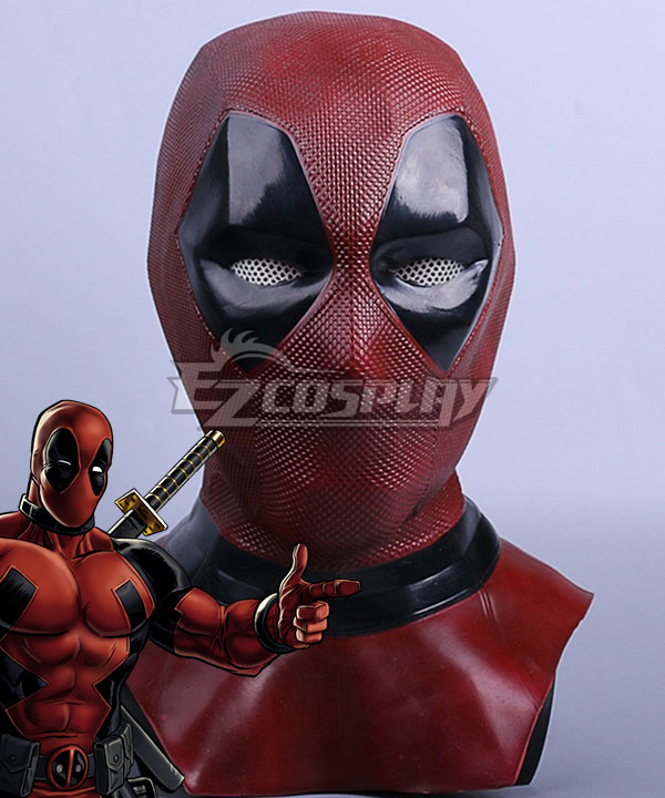 Marvel Deadpool Wade Winston Wilson Mask Cosplay Accessory Prop