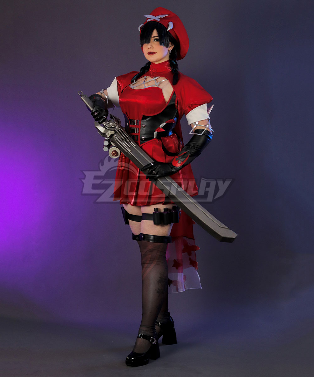 Marvel Rivals Psylocke Blood Kariudo Red Cosplay Costume