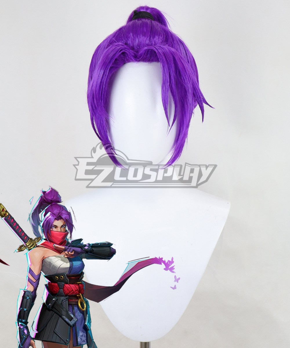 Marvel Rivals Psylocke Purple B Cosplay Wig