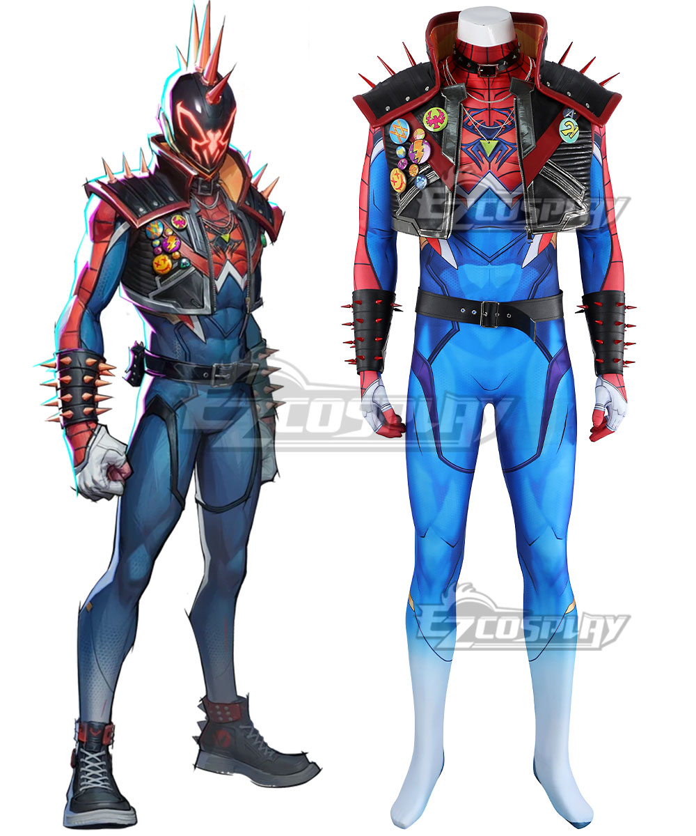Marvel Rivals Punk Spider-Man Cosplay Costume