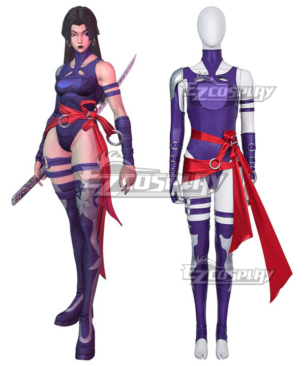 Marvel Rivals Vengeance Psylocke Artificial Cosplay Costume