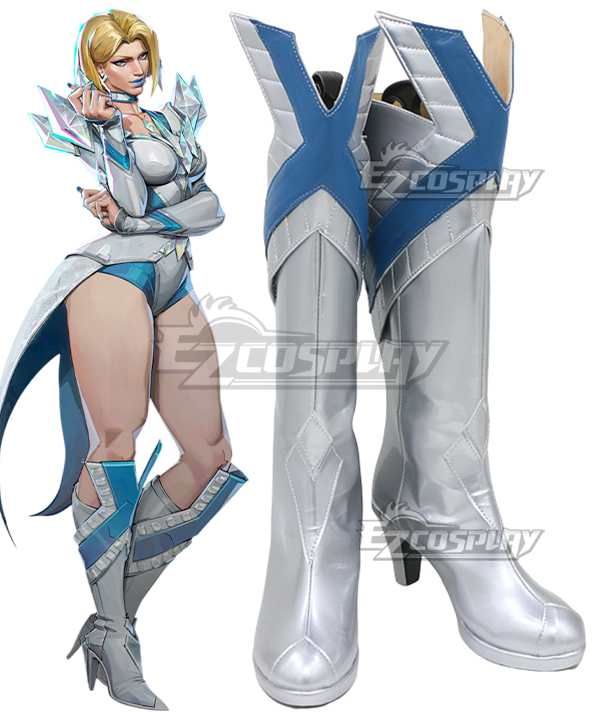 Marvel Rivals 
White Queen Emma Frost Shoes Cosplay Boots