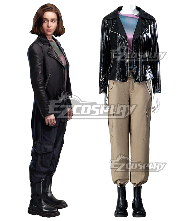 TV Secret Invasion G'iah Cosplay Costume Leather Jacket Uniform Hallow –  ACcosplay