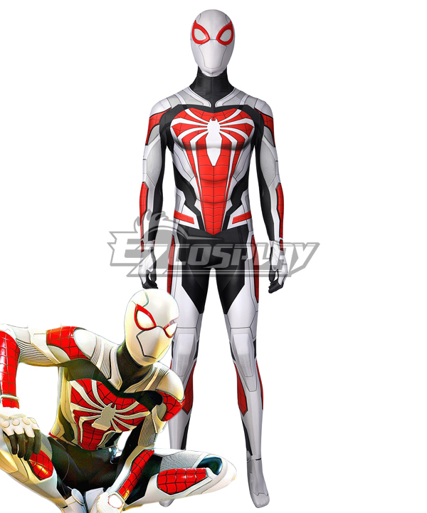 Marvel Spider-Man Remastered Peter Parker White Cosplay Costume