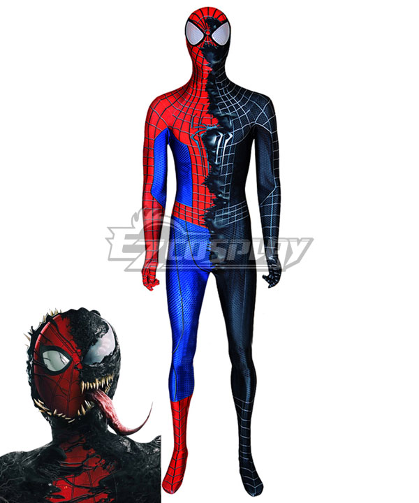 Marvel Spider-Man Spider Man Peter Benjamin Parker Venom Edward Eddie Cosplay Costume