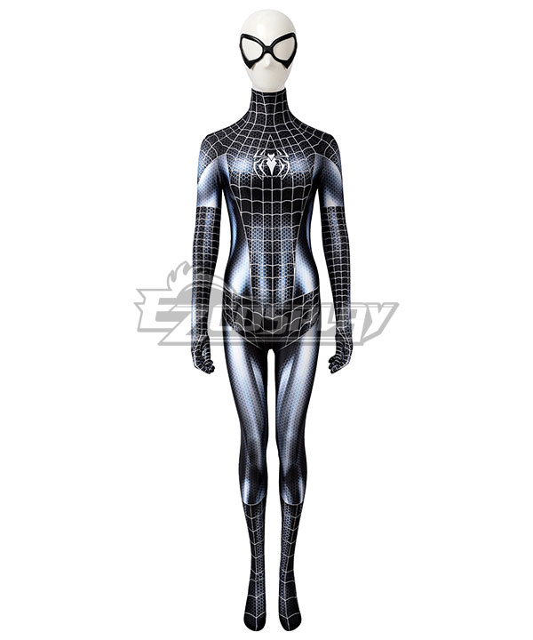 Marvel Spider Man Felicia Hardy Black Cat Zentai Jumpsuit Cosplay Costume