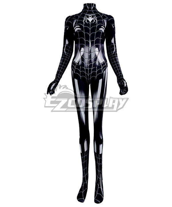 Marvel Spider Man Spiderman Symbiote Black Cat Cosplay Costume