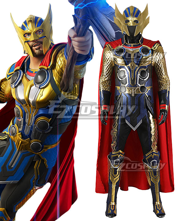Marvel Thor: Love and Thunder Thor Odinson God of Thunder (With Helmet) Cosplay Costume