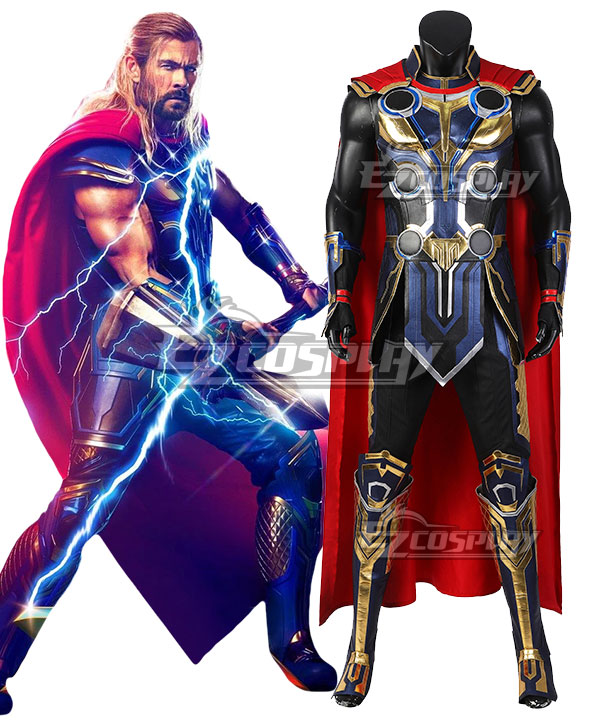 Marvel Thor: Love and Thunder Thor Odinson God of Thunder Cosplay Costume