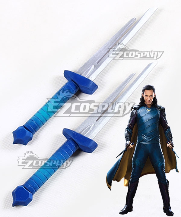 Marvel Thor: Ragnarok Loki Laufeyson Two Daggers Cosplay Weapon Prop