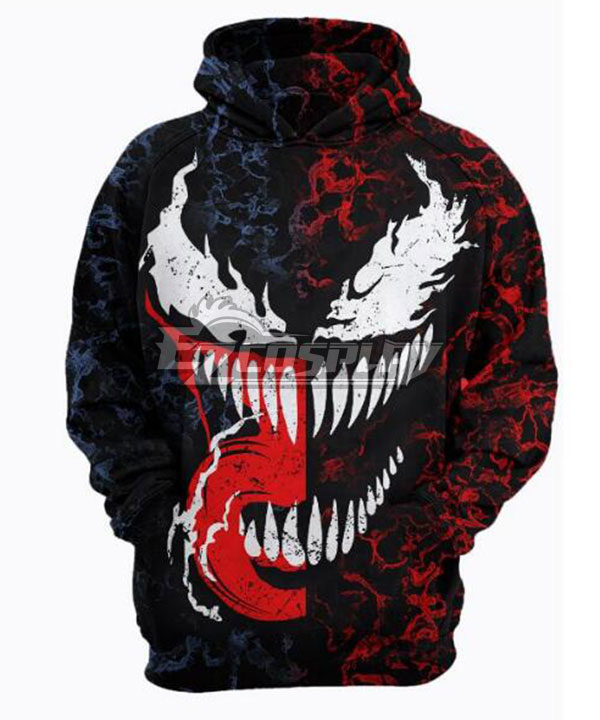 Marvel Venom Edward Eddie Brock Coat Hoodie Cosplay Costume
