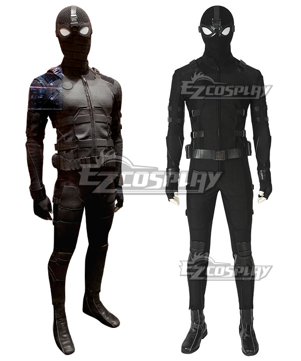 Marvel Video Game PS4 Spider Man Peter Parker Spider-Man Stealth Suit Cosplay Costume