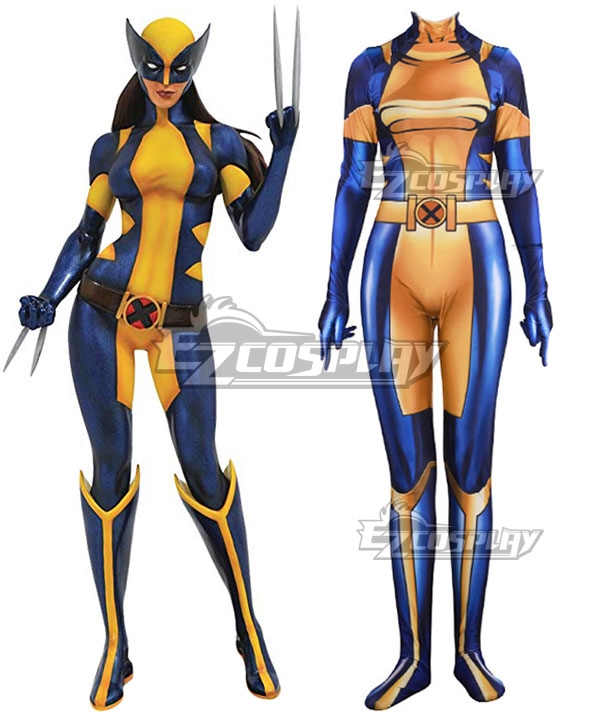 Marvel X-Men Wolverine X-23 Jumpsuit Cosplay Costume