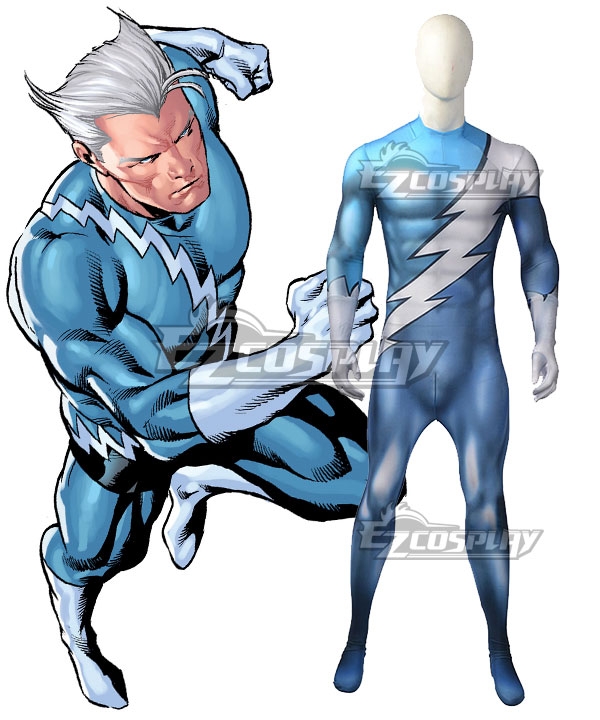 Marvel X-Men Quicksilver Cosplay Costume