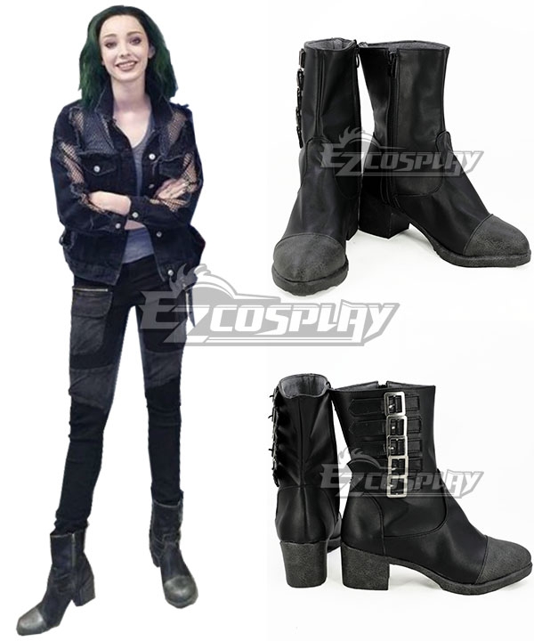 Marvel X-Men The Gifted Polaris Lorna Dane Black Shoes Cosplay Boots