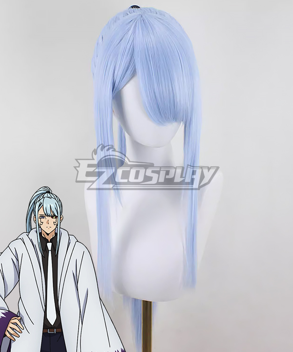 Mashle: Magic and Muscles Abyss Razor Blue Cosplay Wig