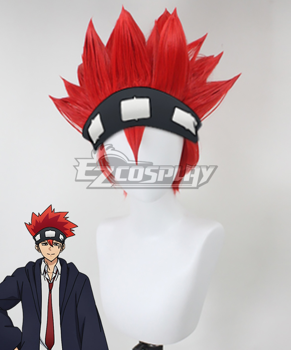 Mashle: Magic and Muscles Dot Barrett Red Cosplay Wig