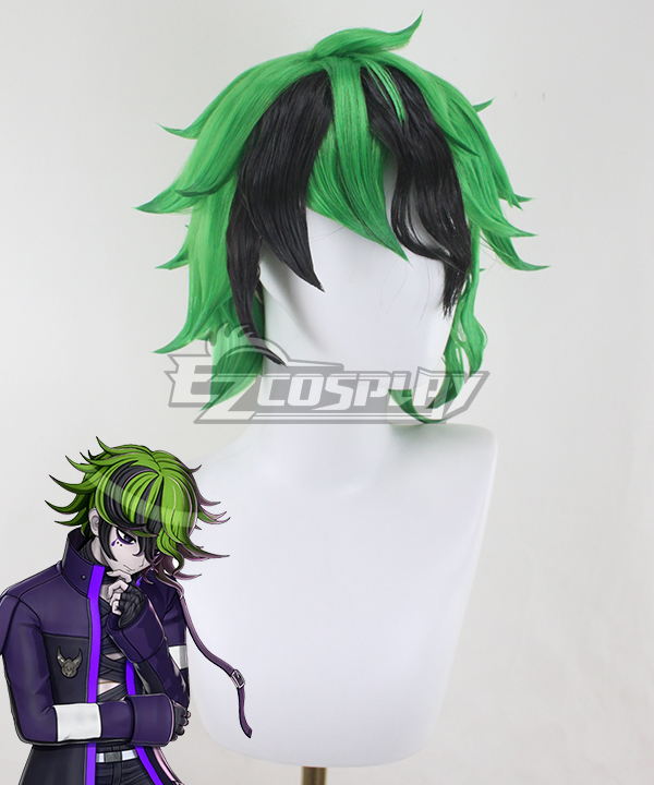 Enigma Archives Master Detective Archives: RAIN CODE Master Detectives F Green Cosplay Wig