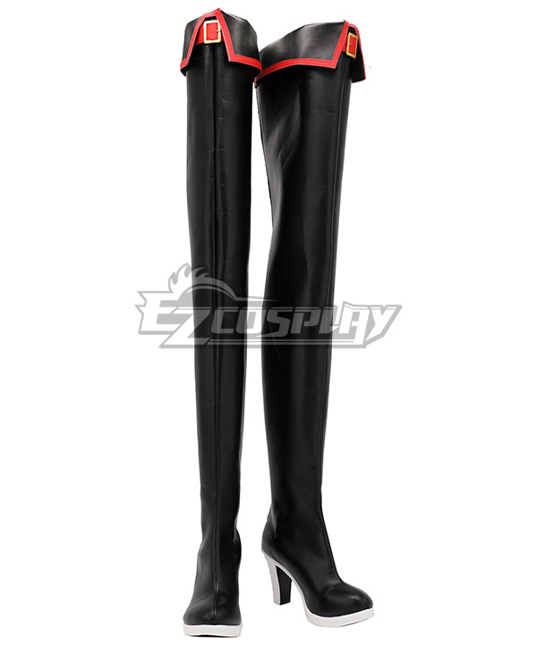 Mato Seihei no Slave Kyoka Uzen Black Cosplay Shoes