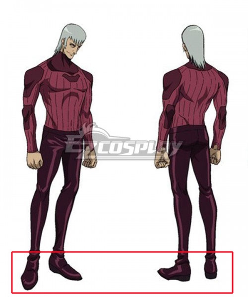 

Megalo Box Yuri Purple Red Cosplay Shoes