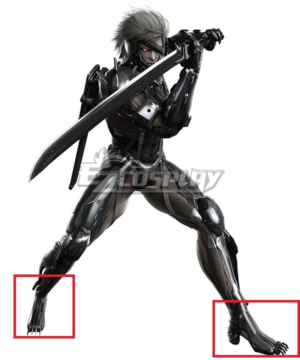 

Metal Gear Rising: Revengeance Raiden Black Cosplay Shoes