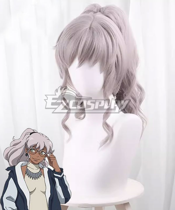 Metallic Rouge Naomi White Cosplay Wig