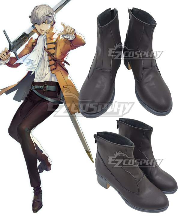 Metaphor: ReFantazio Strohl Black Cosplay Shoes