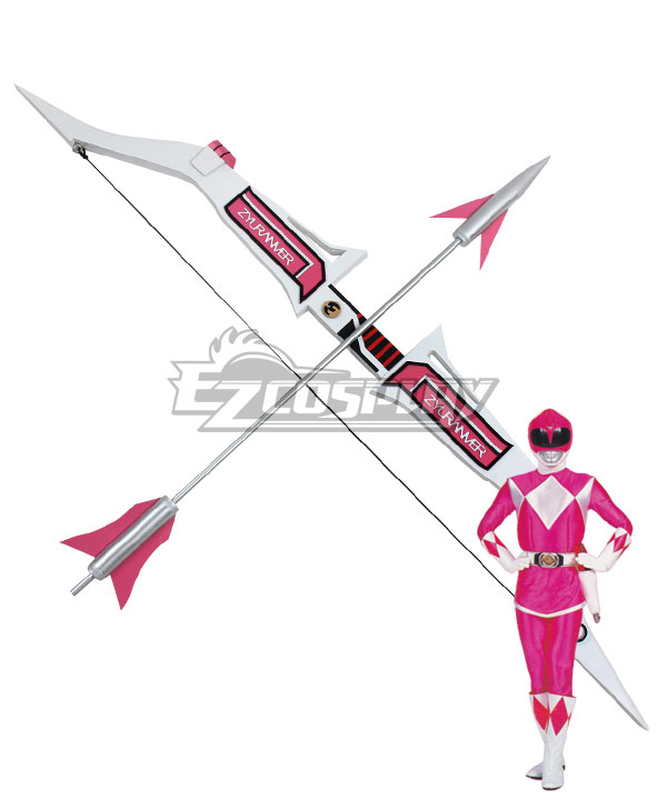 Mighty Morphin Power Rangers Pink Ranger Arrow Bow Cosplay Weapon Prop