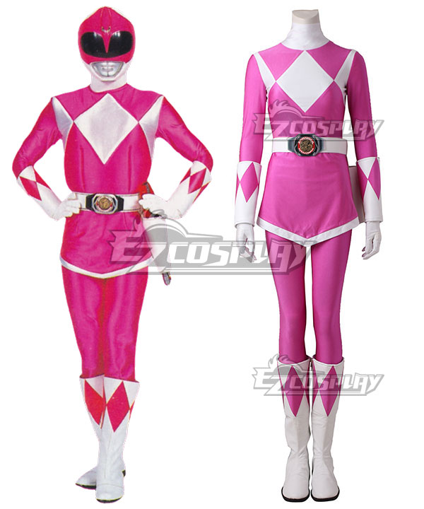 Mighty Morphin Power Rangers Pink Ranger Cosplay Costume - Without Boots