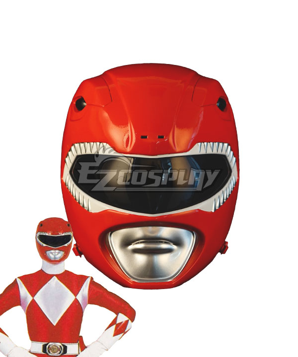 Mighty Morphin Power Rangers Red Ranger Helmet 3D Printed Cosplay Accessory Prop