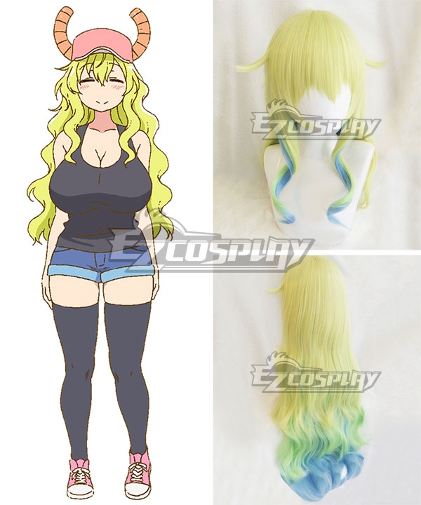 

Miss Kobayashi's Dragon Maid Quetzalcoatl Lucoa Yellow Cosplay Wig