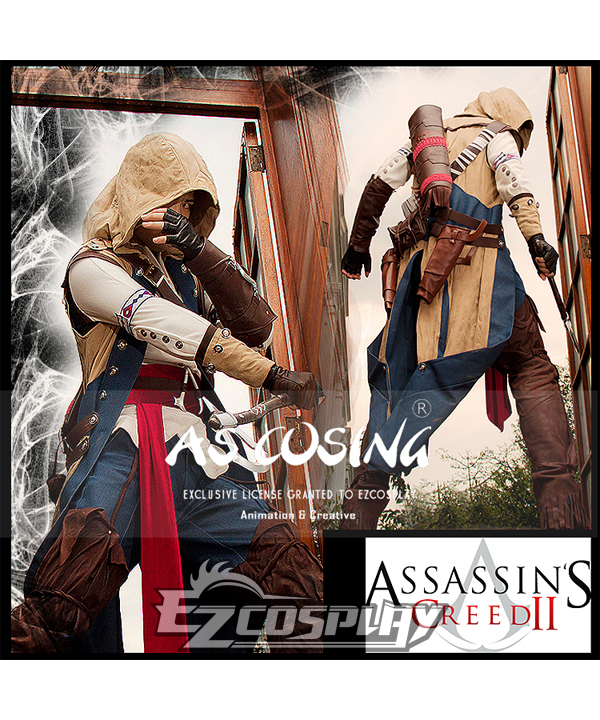 

Assassin's Creed III Connor Render Cosplay Costume New Arrival