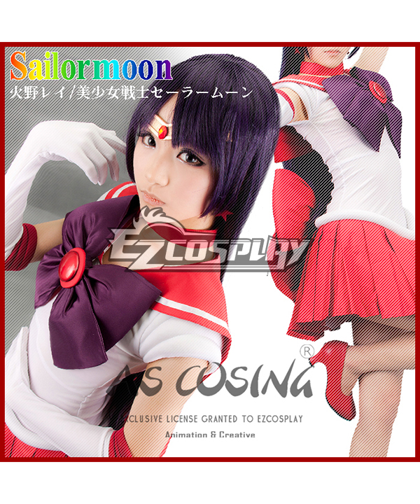 Sailor Moon Hino Rei Sailor Mars Cosplay Costume - Deluxe Edition