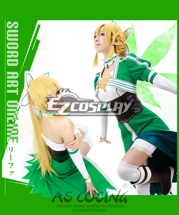 

Sword Art Online ALfheim Online SAO ALO Kirigaya Suguha Lefa Lifa Cosplay Costume - Deluxe Version