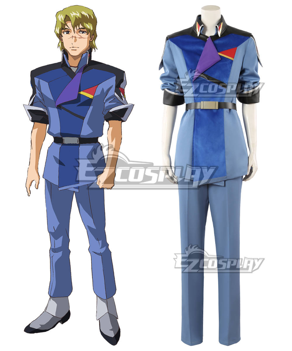 Mobile Suit Gundam SEED Freedom Mu La Flaga Cosplay Costume