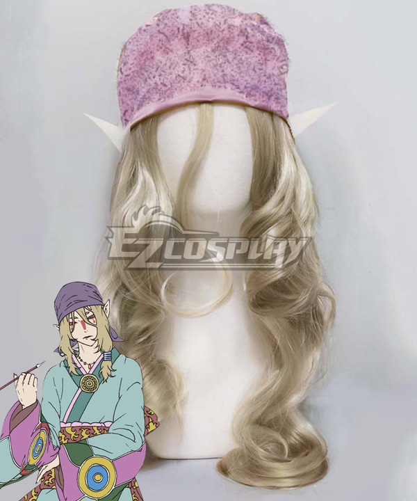 Mononoke Medicine Seller Silver Cosplay Wig