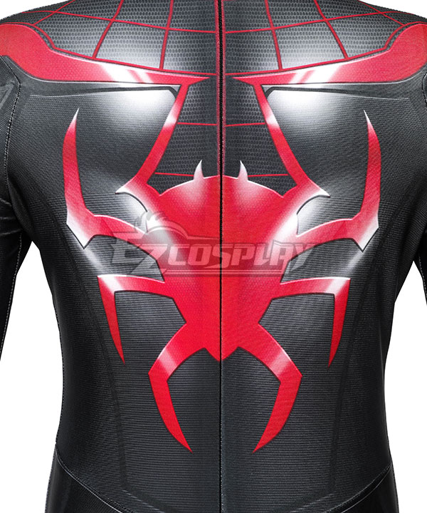 thumbnail image 2 of Marvel Miles Morales Spider-Man Youth Deluxe Costume - Stretch Spandex Zentai Suit 2 of 4