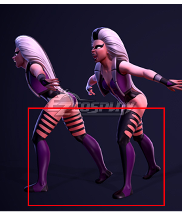 

Mortal Kombat 3 Queen Sindel Black Cosplay Boots