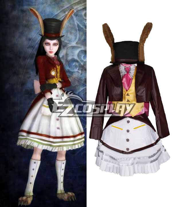 Alice: Madness Returns Alice Lucky Rabbit Utimate Cosplay Costume