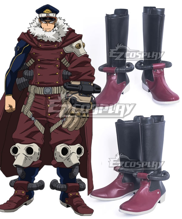 

My Hero Academia Boku no Hero Academia Inasa Yoarashi Black Red Shoes Cosplay Boots
