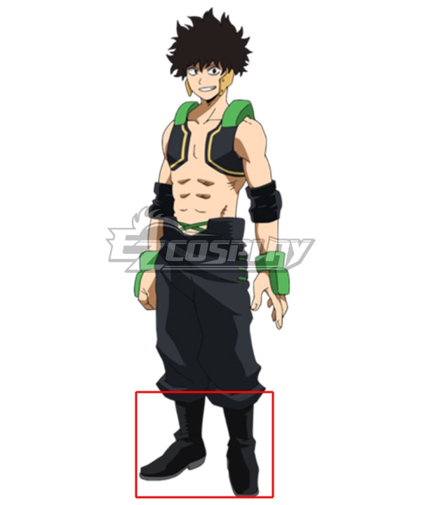 

My Hero Academia Boku no Hero Academia Yo Shindo Black Shoes Cosplay Boots