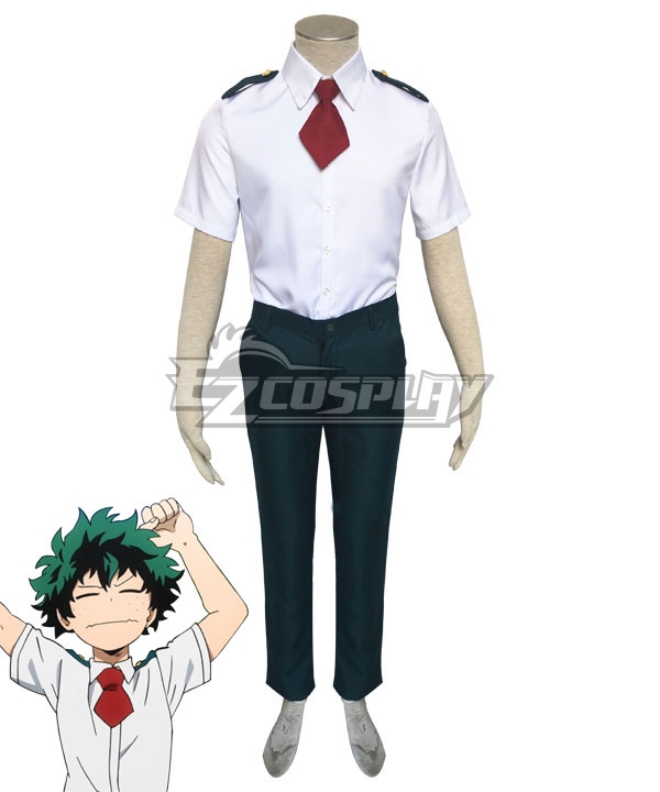 

My Hero Academia Boku No Hero Akademia Akademia Izuku Summer School Uniform Cosplay Costume