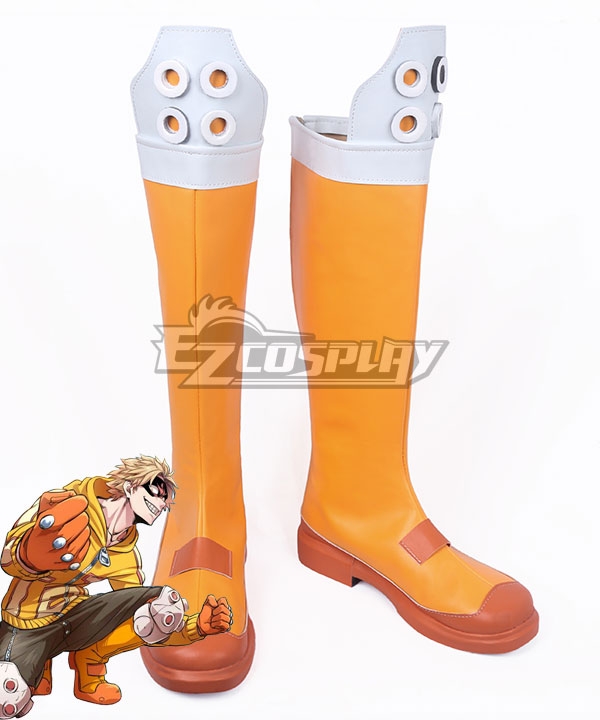 

My Hero Academia Boku No Hero Akademia Fat Gum Taishiro Toyomitsu Orange Shoes Cosplay Boots