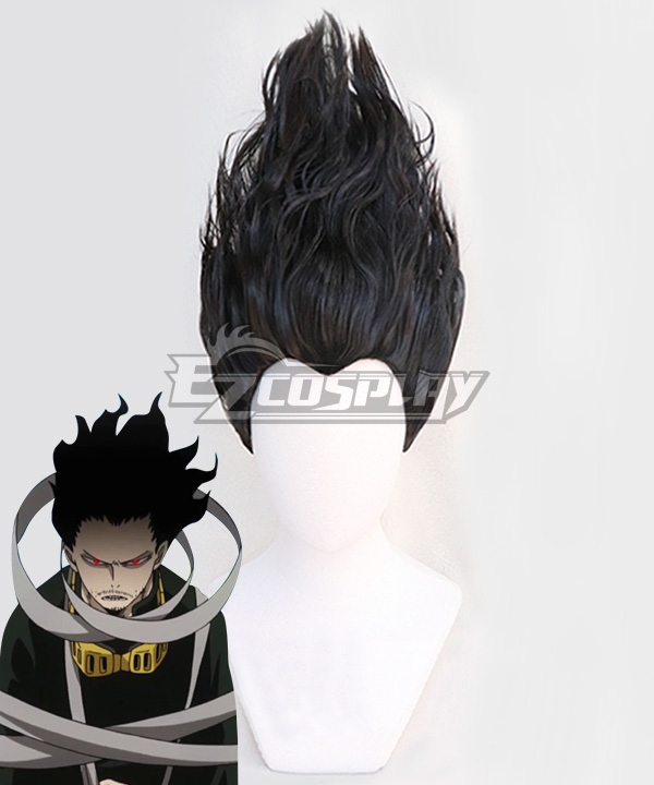 My Hero Academia Boku no Hero Akademia Shota Aizawa Black New Edition Cosplay Wig