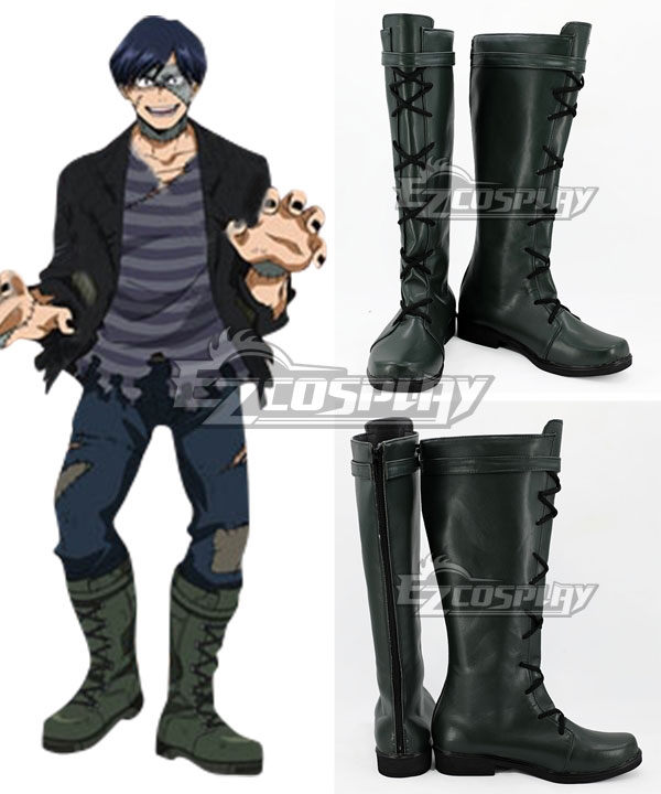 

My Hero Academia Boku no Hero Akademia Tenya Iida Halloween Deep Grey Shoes Cosplay Boots
