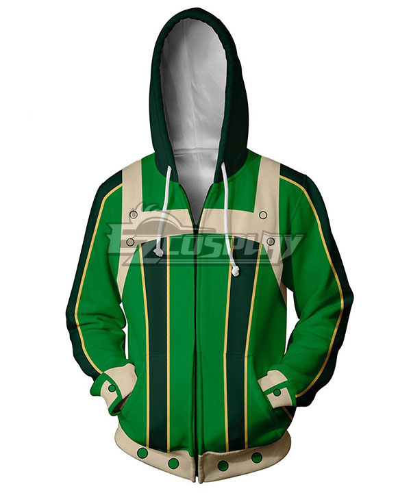 

My Hero Academia Boku No Hero Akademia Tsuyu Asui Coat Hoodie Cosplay Costume