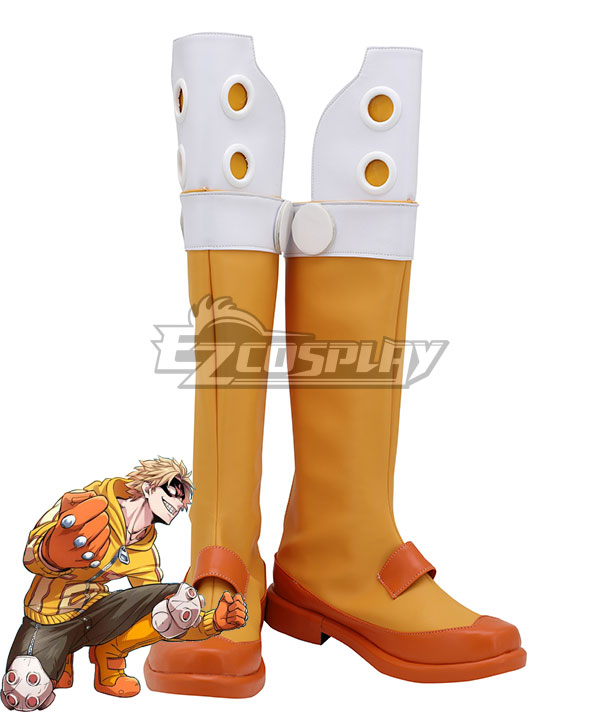 My Hero Academia Boku No Hero Akademia Fat Gum Taishiro Toyomitsu Orange Shoes Cosplay Boots