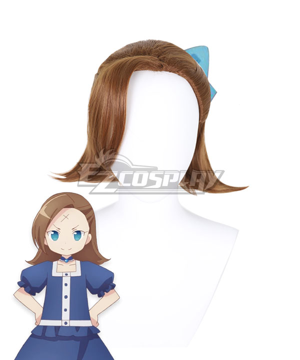 My Next Life as a Villainess: All Routes Lead to Doom! Young Little Katarina Claes Brown Cosplay Wig
